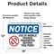 Signmission Use Of Mobile Phones Prohibited Sign With Symbol, 18 in W x Rectangle, Vinyl Decal OS-2PACK-NS-D-1218-L-18801 - alternate 3